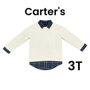 Carter's Sweater & Button Down